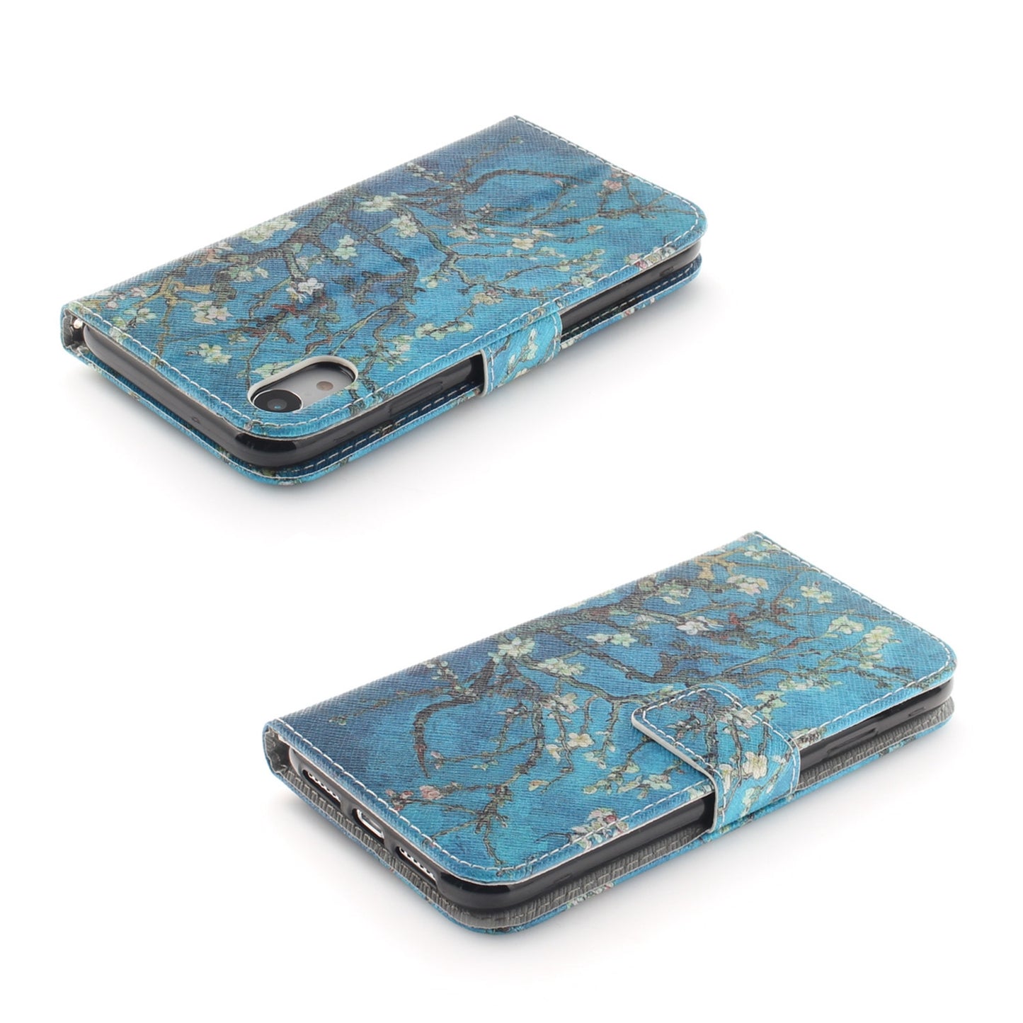 Pattern Printing Wallet Leather Stand Cover for iPhone XR 6.1 inch