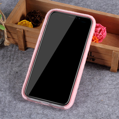 Fluffy Fur Coated TPU Back Case for iPhone XR 6.1 inch