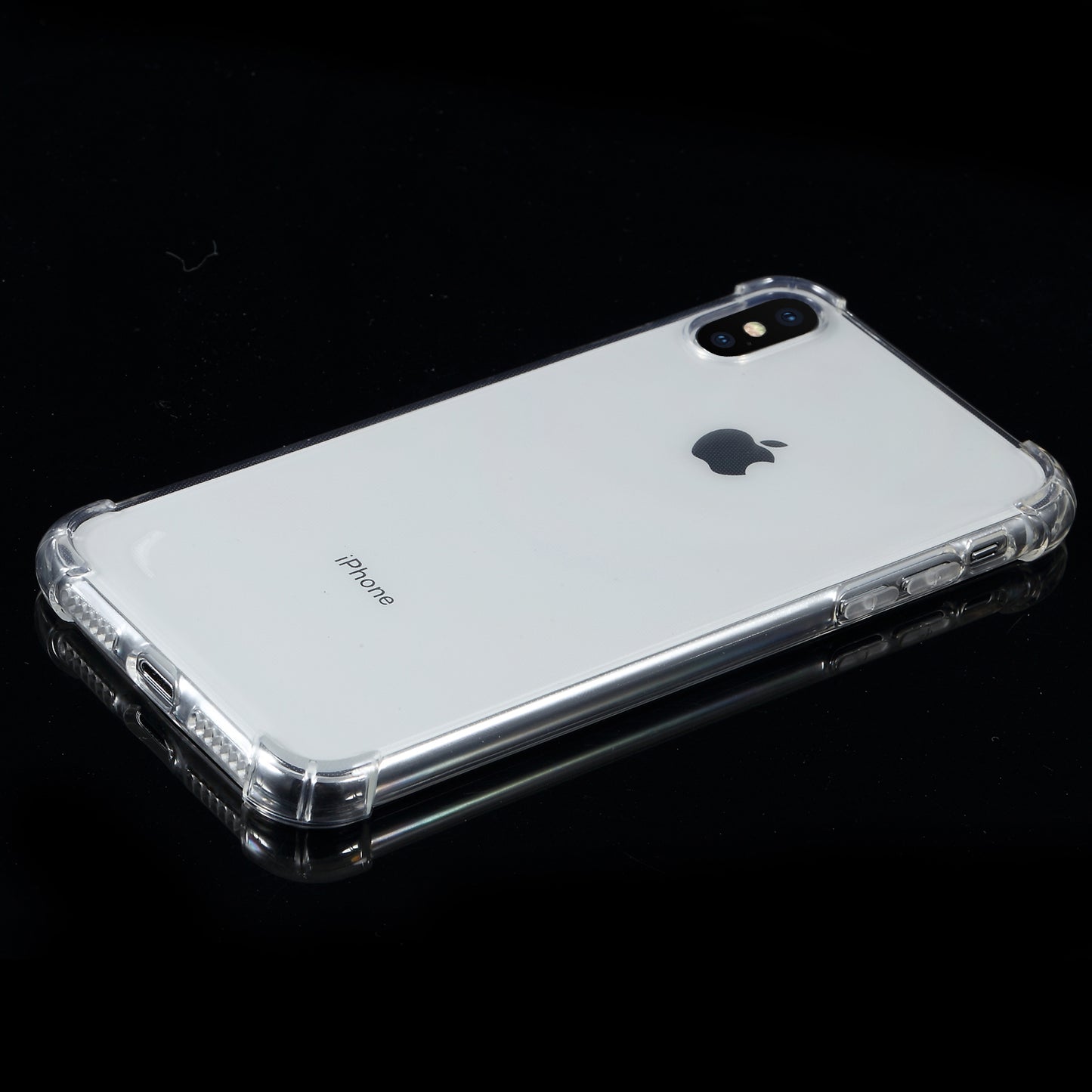 Four Corners Cushioning Drop-resistant Clear TPU Case for iPhone XS Max 6.5 inch