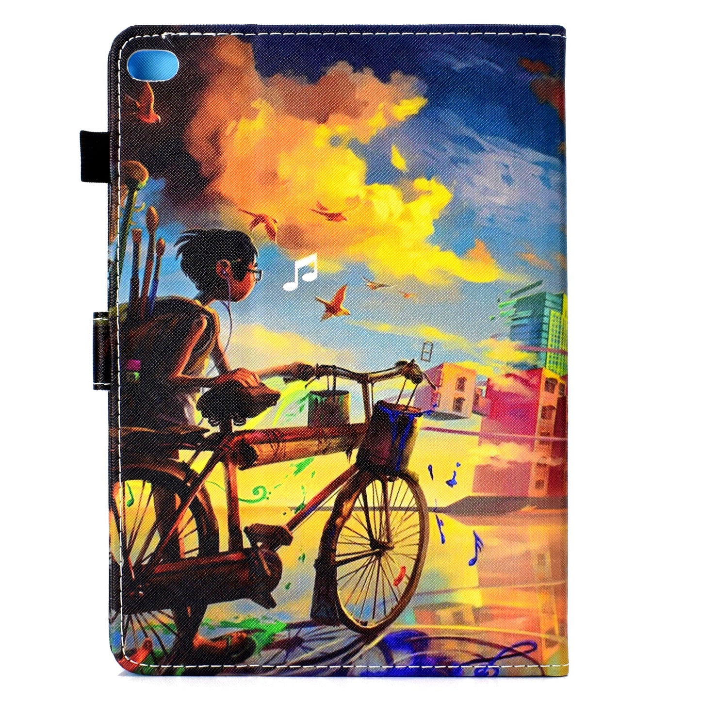 Pattern Printing Stand Leather Tablet Case for iPad 9.7 (2018)/9.7 (2017)/Air 2/Air