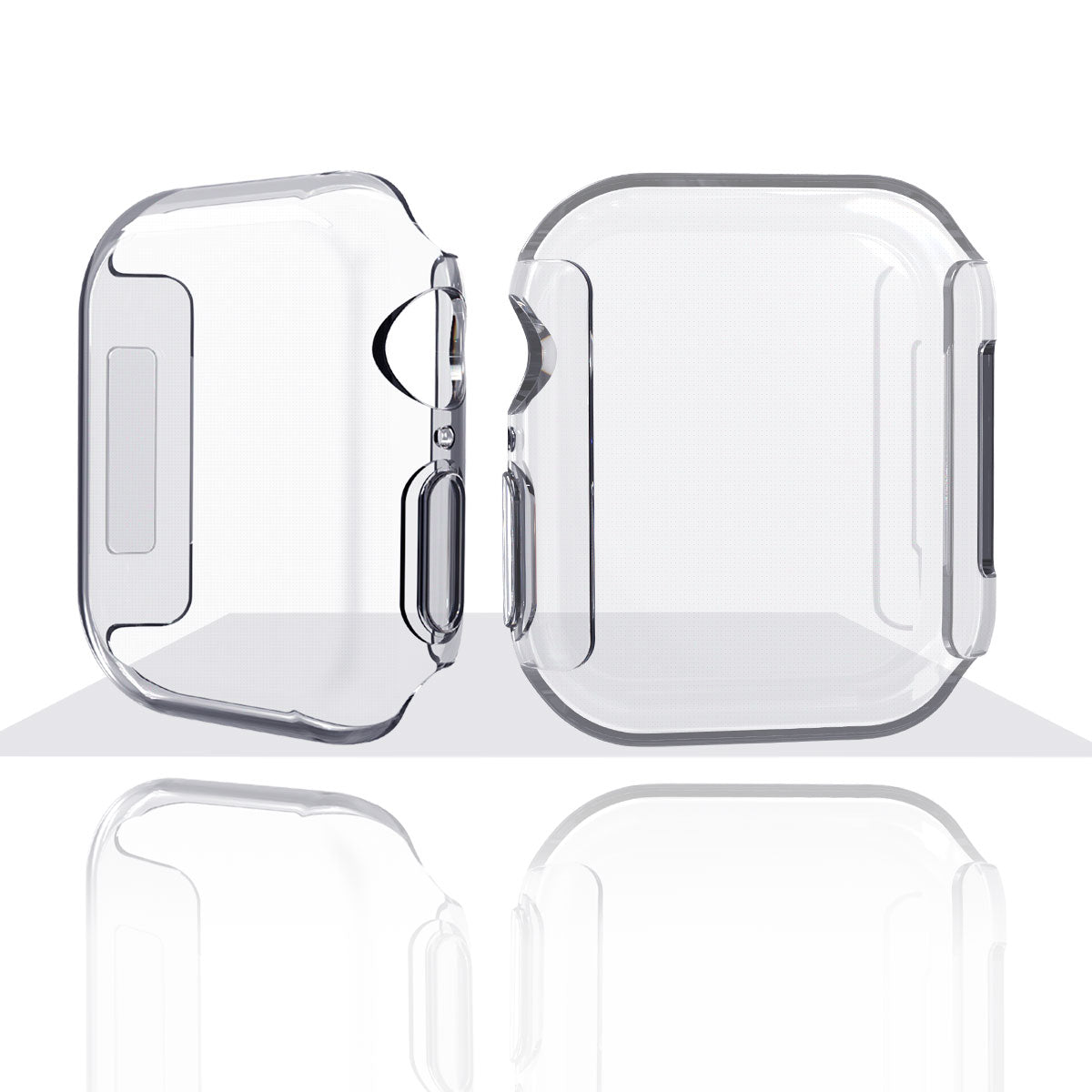 Soft Transparent TPU Case Protector Shell Accurate Cutouts for Apple Watch Series 4 / 5 / 6 / SE / SE (2022) 40mm