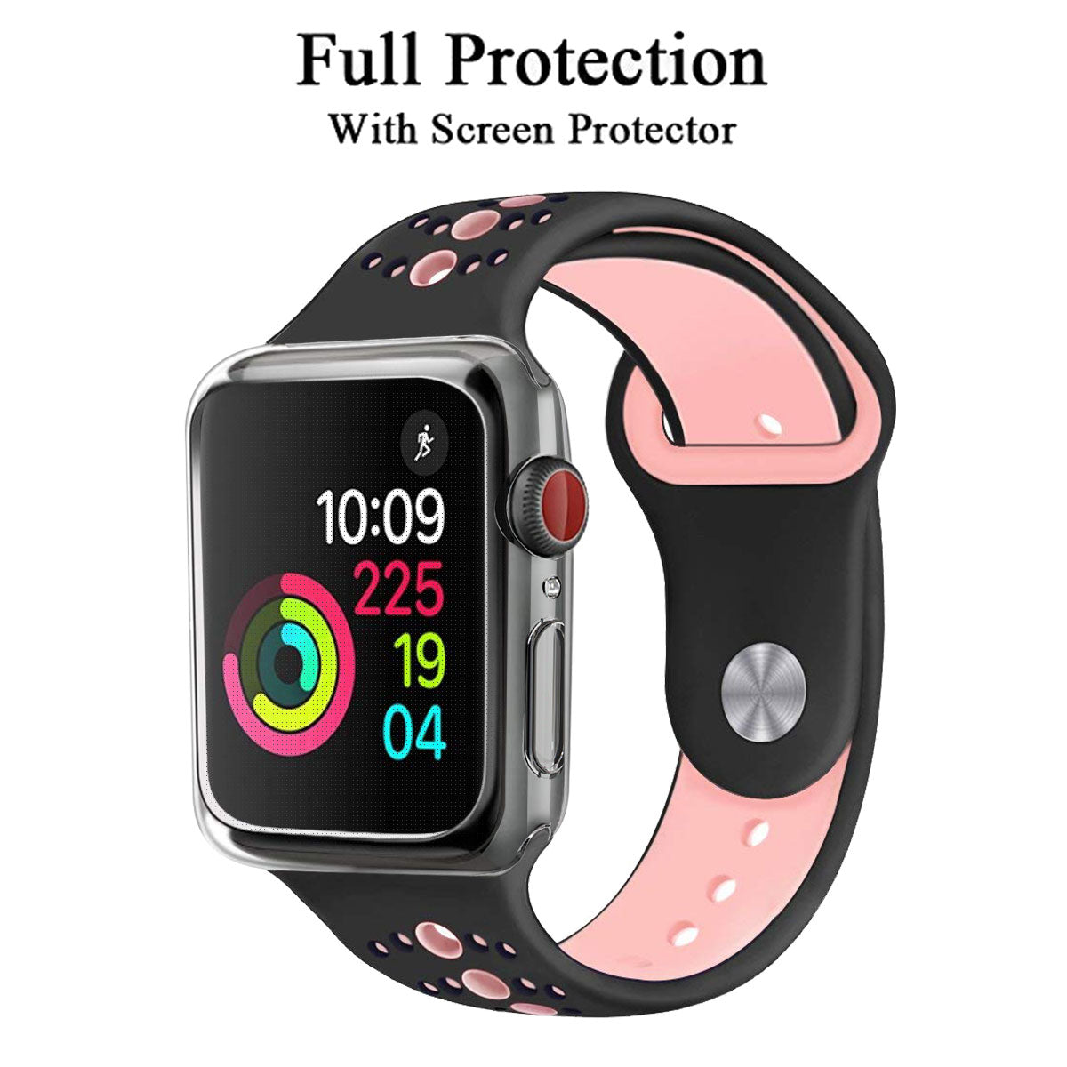 Soft Transparent TPU Case Protector Shell Accurate Cutouts for Apple Watch Series 4 / 5 / 6 / SE / SE (2022) 40mm