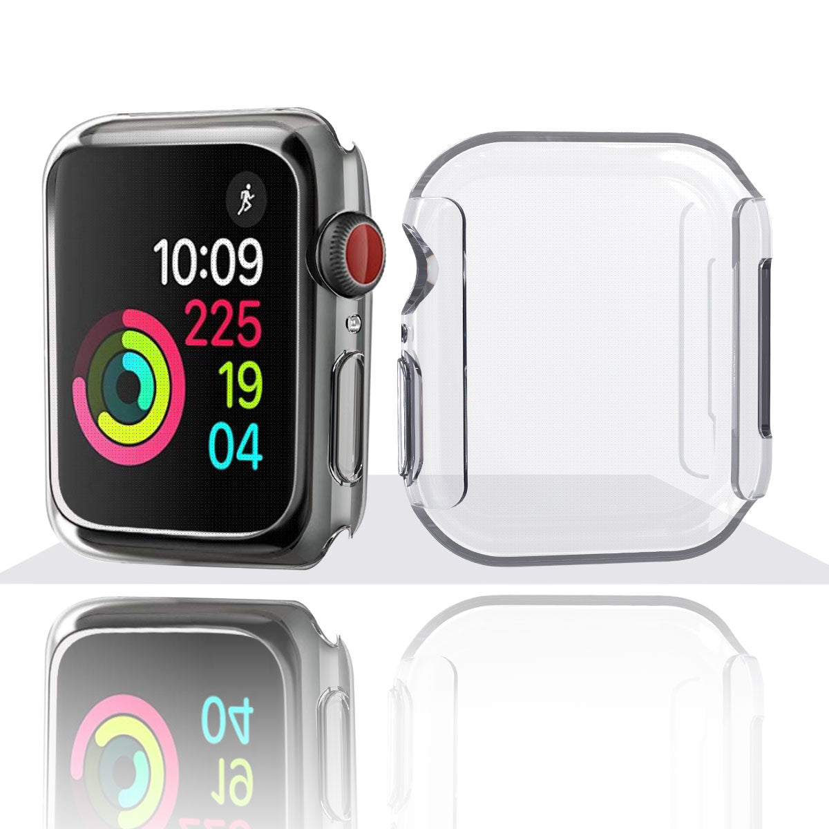 Soft Transparent TPU Case Protector Shell Accurate Cutouts for Apple Watch Series 4 / 5 / 6 / SE / SE (2022) 40mm