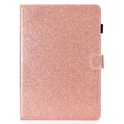 Flash Powder Card Holder PU Leather Stand Flip Cover for iPad 9.7-inch (2018) / 9.7-inch (2017) / Air 2 / Air