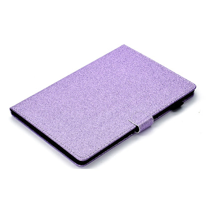 Flash Powder Card Holder PU Leather Stand Flip Cover for iPad 9.7-inch (2018) / 9.7-inch (2017) / Air 2 / Air