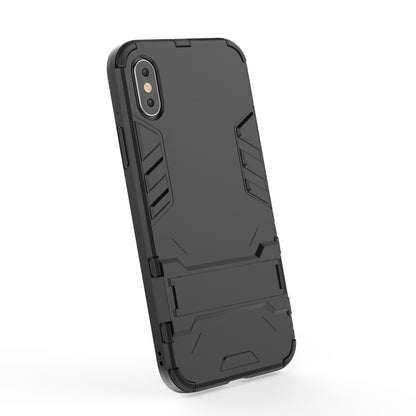 Cool Guard Plastic TPU Hybrid Case with Kickstand for iPhone XS 5.8 inch