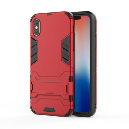 Cool Guard Plastic TPU Hybrid Case with Kickstand for iPhone XS 5.8 inch