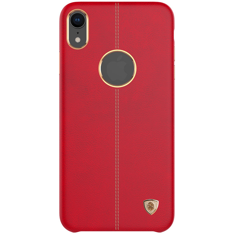 NILLKIN Englon Series Crazy Horse Texture Leather Coated PC Phone Case for iPhone XR 6.1 inch