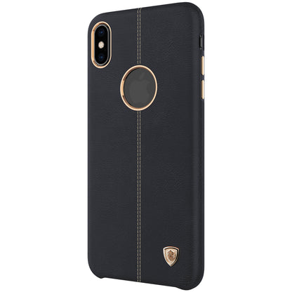 NILLKIN for iPhone Xs 5.8 inch Englon Series Crazy Horse Texture Leather Coated PC Hard Case