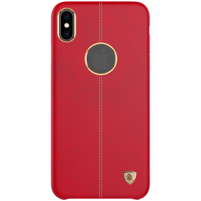 NILLKIN for iPhone Xs 5.8 inch Englon Series Crazy Horse Texture Leather Coated PC Hard Case