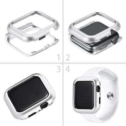 Detachable Magnetic Metal Frame Protective Case for Apple Watch Series 4 / 5 / 6 / SE / SE (2022) 40mm