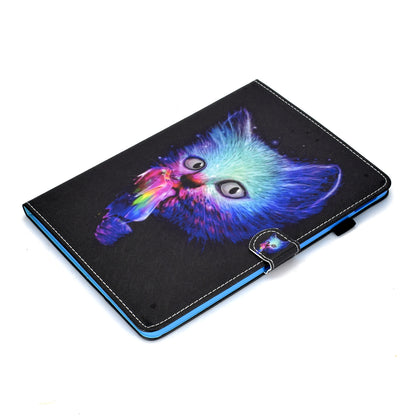 Pattern Printing Card Holder Stand Leather Case for iPad Pro 11-inch (2018)