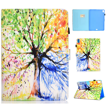 Pattern Printing Card Holder Stand Leather Case for iPad Pro 11-inch (2018)