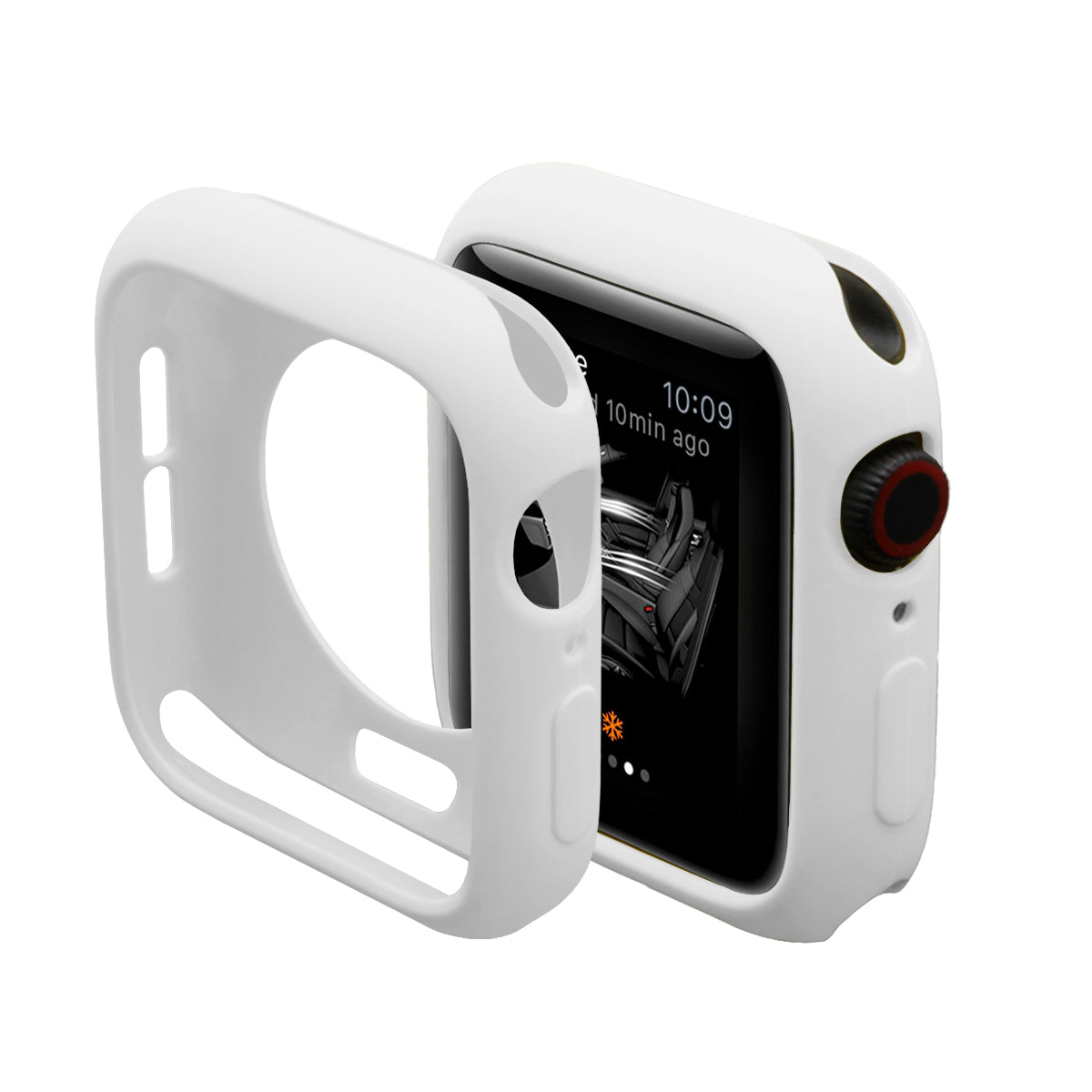 HAT PRINCE for Apple Watch Series 4 / 5 / 6 / SE / SE (2022) 40mm TPU Protective Case + 3D Full Size Curved Hot Bending HD Clear PET Film