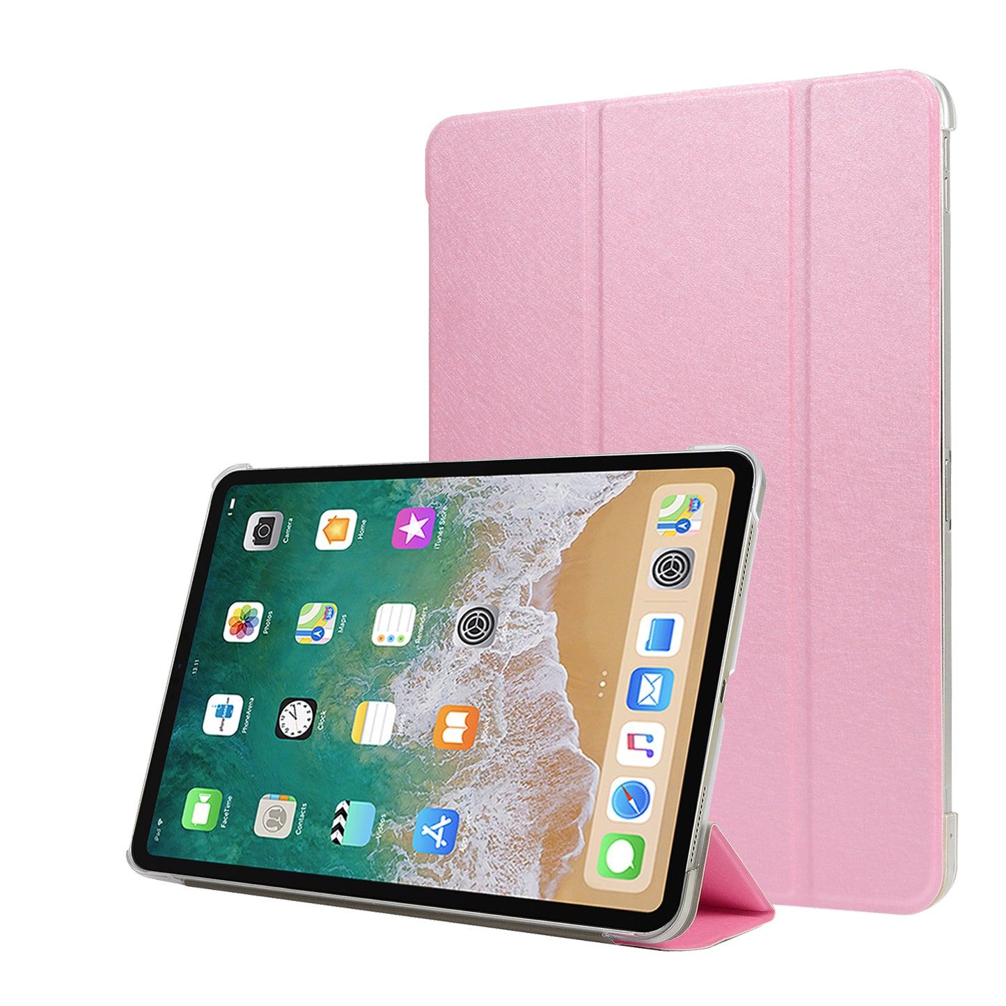 Leather Smart Case with Tri-fold Stand for iPad Pro 11-inch (2018)