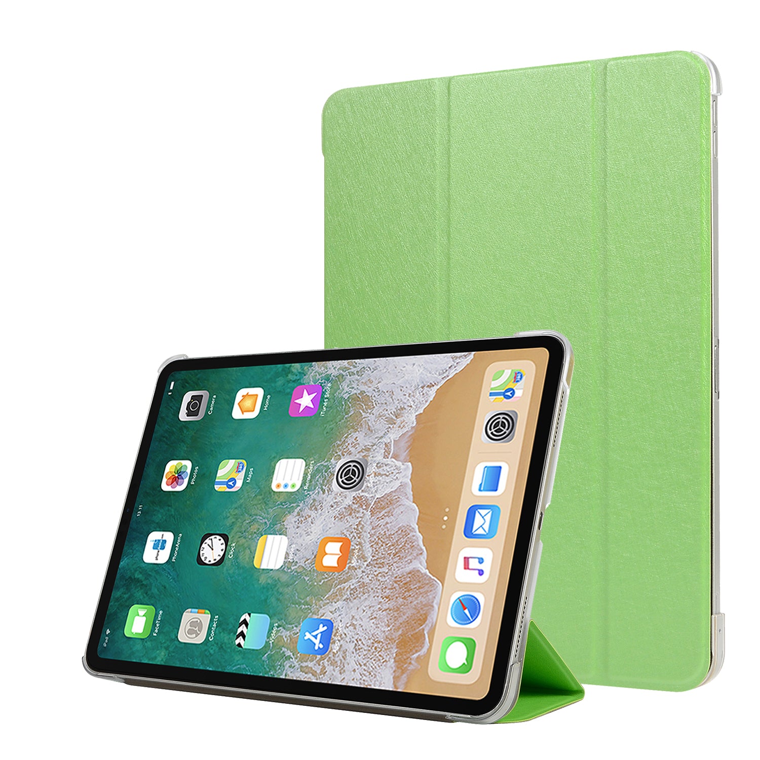 Leather Smart Case with Tri-fold Stand for iPad Pro 11-inch (2018)