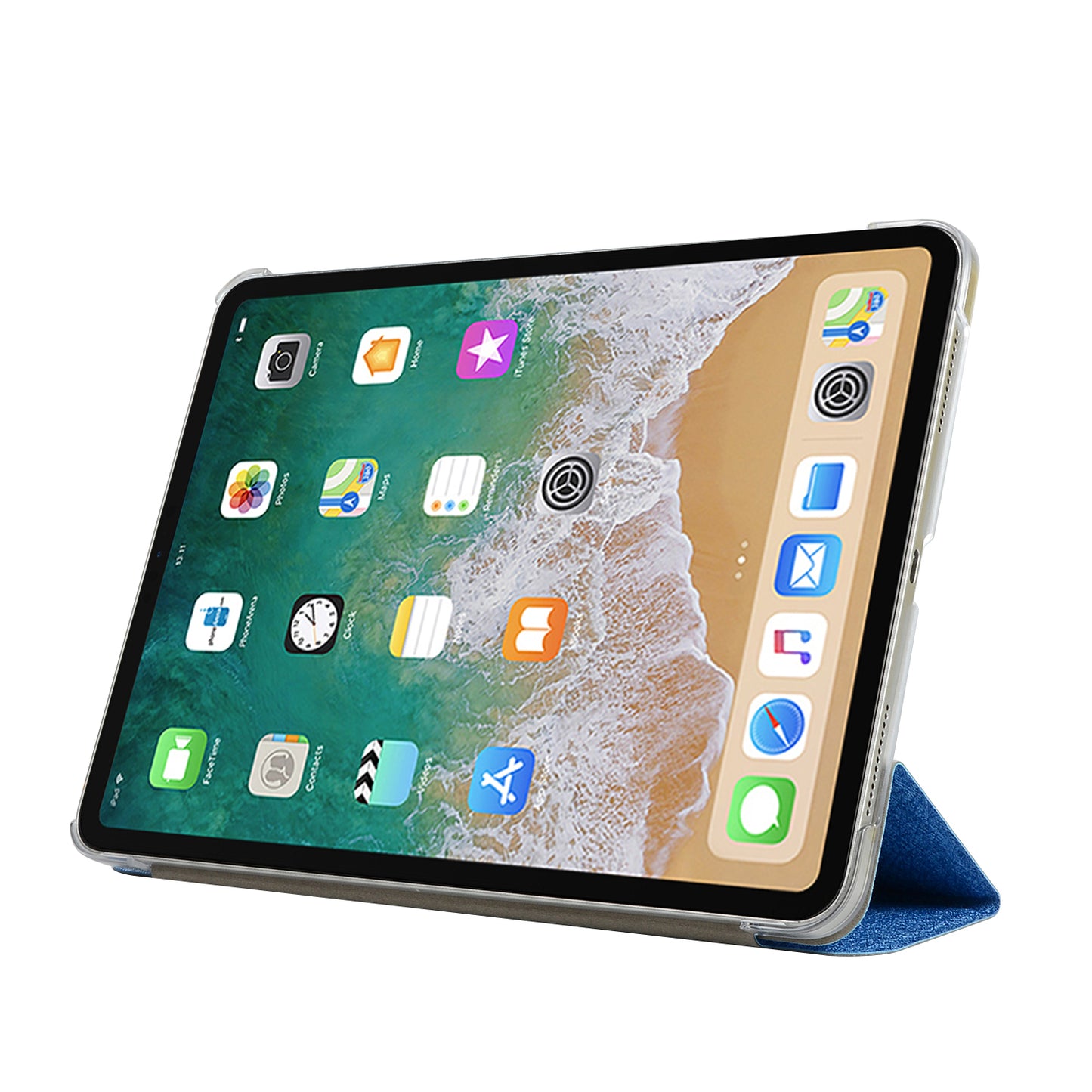 Leather Smart Case with Tri-fold Stand for iPad Pro 11-inch (2018)