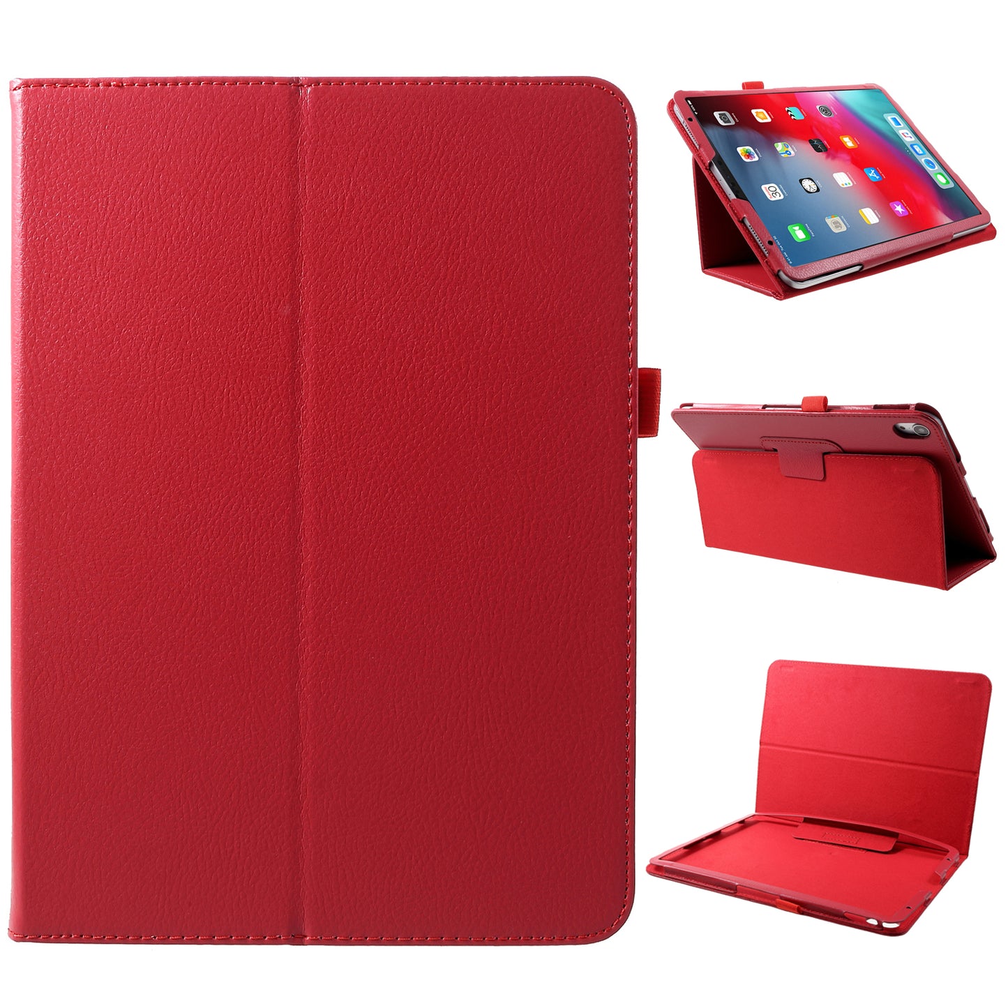 For iPad Pro 11-inch (2018) PU Leather Case with Stand