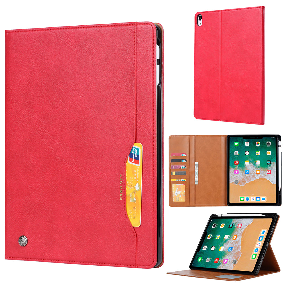 Wallet Stand Flip Leather Protection Case for iPad Pro 11-inch (2018)