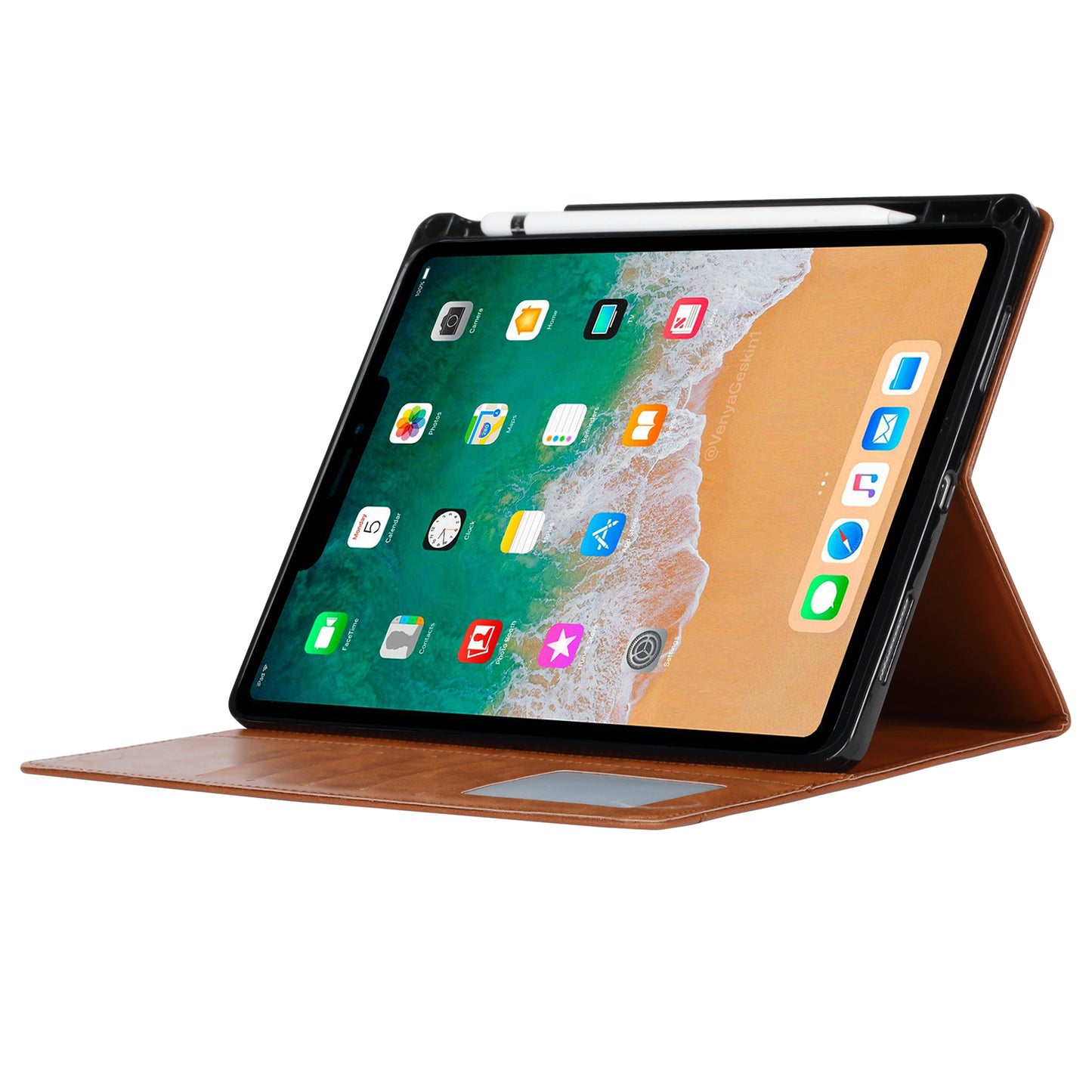 Wallet Stand Flip Leather Protection Case for iPad Pro 11-inch (2018)