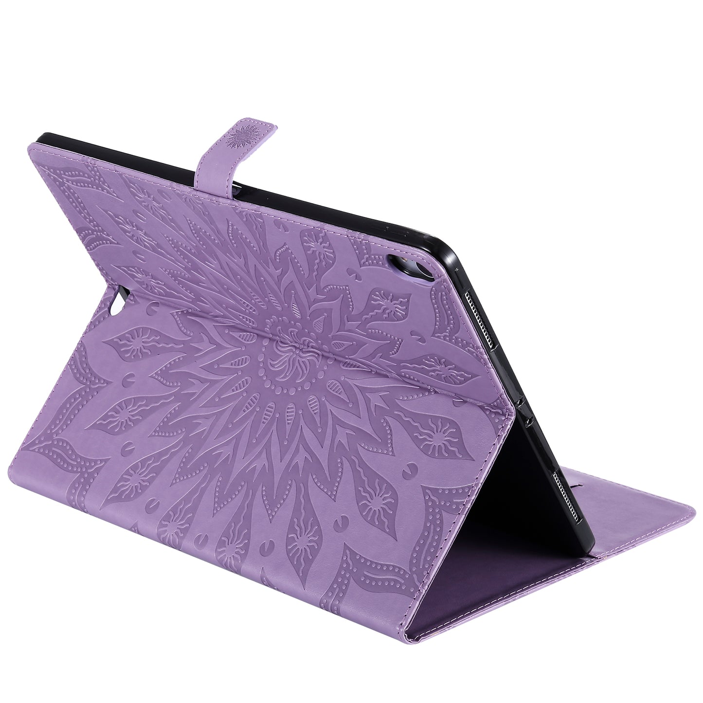 [Imprint Sunflower] Leather Stand Protective Casing for iPad Pro 12.9-inch (2018)