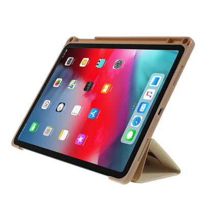 Pattern Printing Leather Cover with Tri-fold Stand for iPad Pro 11-inch (2018)