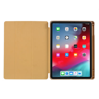 Pattern Printing Leather Cover with Tri-fold Stand for iPad Pro 11-inch (2018)