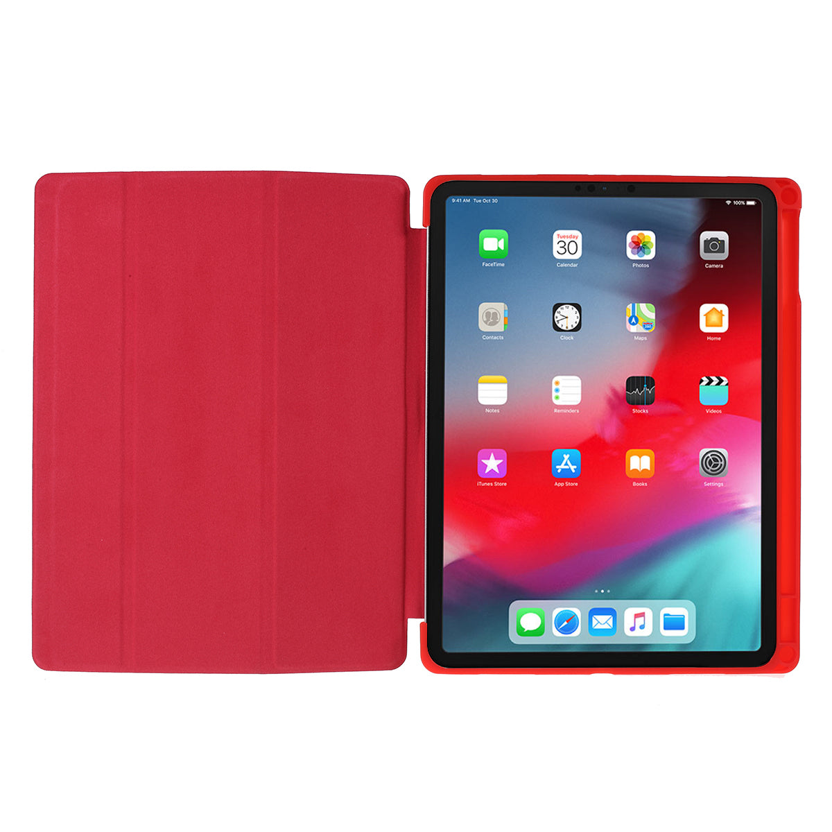 Pattern Printing Leather Cover with Tri-fold Stand for iPad Pro 11-inch (2018)