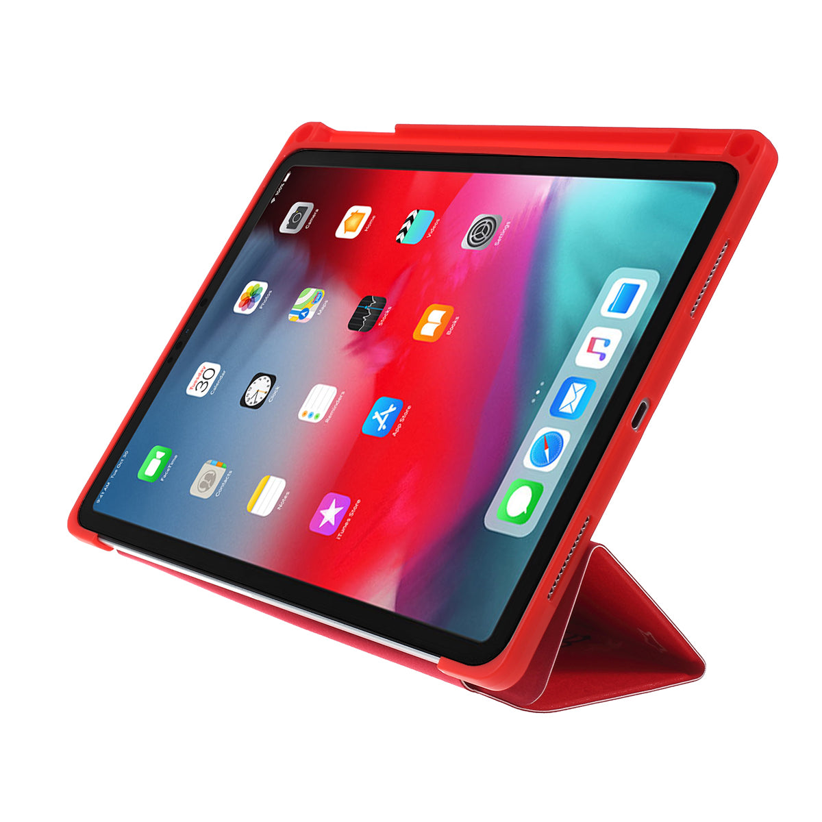 Pattern Printing Leather Cover with Tri-fold Stand for iPad Pro 11-inch (2018)