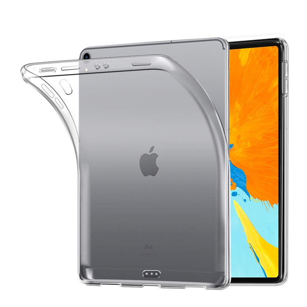 For iPad Air (2020)/Air (2022)/Pro 11-inch (2018) Crystal Clear Soft Case Shockproof TPU Tablet Protective Cover