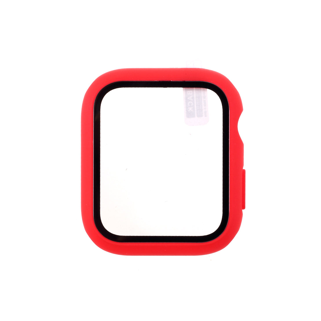 Multiple Colors PC Frame Cover Shell with Glass Screen Protector Film for Apple Watch Series 4 / 5 / 6 44mm / SE 44mm / SE (2022) 44mm