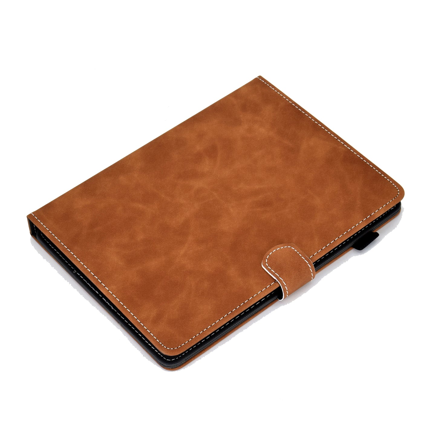 Solid Color Card Slots Stand Flip Leather Protective Shell for 10-inch Tablets