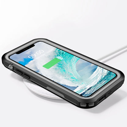 For iPhone 12 mini/13 mini 5.4 inch IP67 Waterproof Case Shockproof Protective Phone Cover Shell