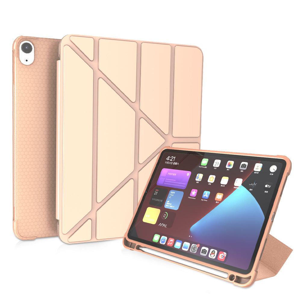 Origami Smart Leather Case with Pen Slot for iPad Air (2022)/(2020)/Pro 11-inch (2018)