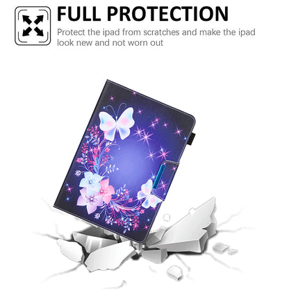 Pattern Printing Cross Texture Universal Leather Tablet Case for 7-inch Tablets