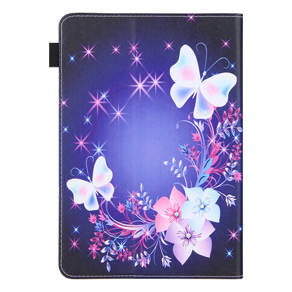 Pattern Printing Cross Texture Universal Leather Tablet Case for 7-inch Tablets