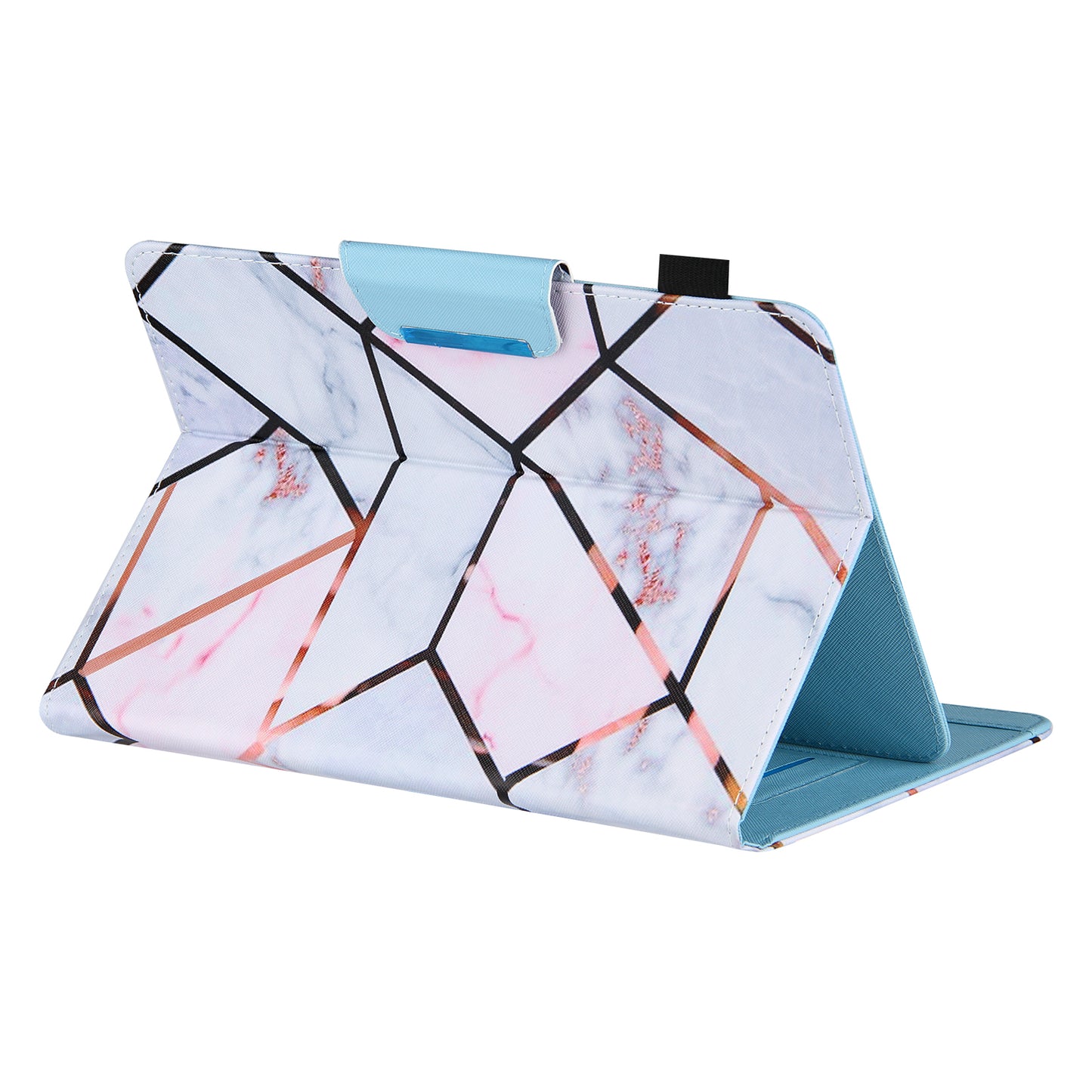 Pattern Printing Cross Texture Universal Leather Tablet Case for 7-inch Tablets