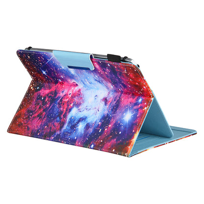 Pattern Printing Cross Texture Universal Leather Tablet Case for 7-inch Tablets