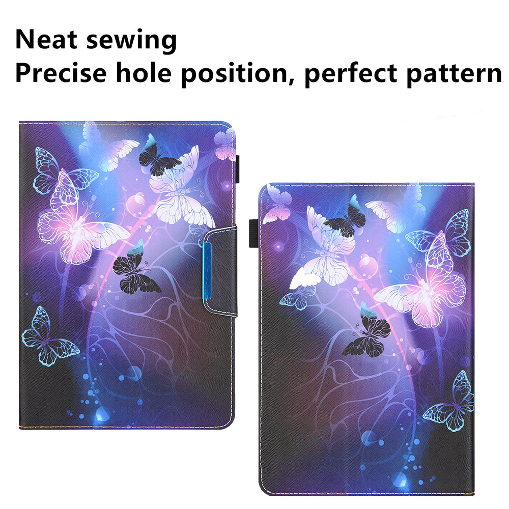 Pattern Printing Cross Texture Universal Leather Tablet Case for 7-inch Tablets