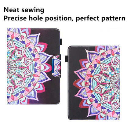 Pattern Printing Cross Texture Universal Leather Tablet Case for 7-inch Tablets