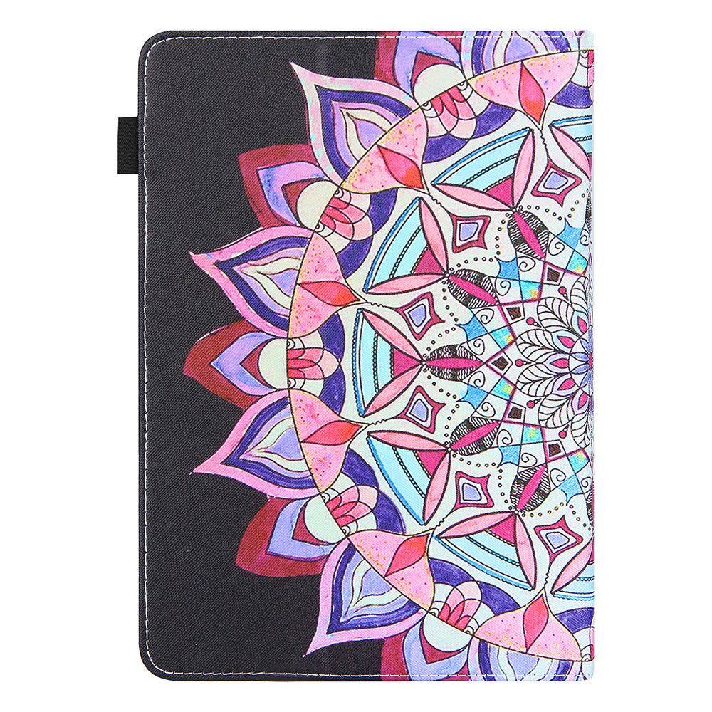 Pattern Printing Cross Texture Universal Leather Tablet Case for 7-inch Tablets