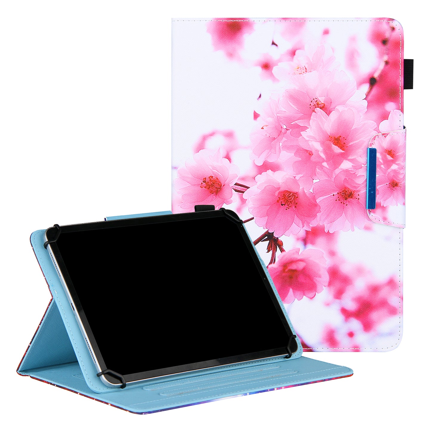 Pattern Printing Cross Texture Universal Leather Tablet Case for 7-inch Tablets