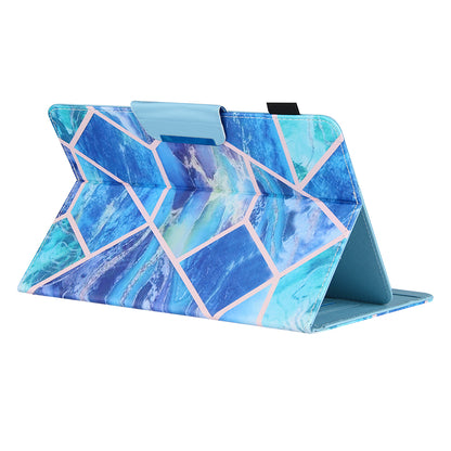 Pattern Printing Cross Texture Universal Leather Tablet Case for 7-inch Tablets