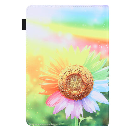 Pattern Printing Cross Texture Universal Leather Tablet Case for 7-inch Tablets