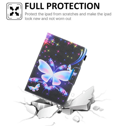 Pattern Printing Cross Texture Universal Leather Tablet Case for 7-inch Tablets