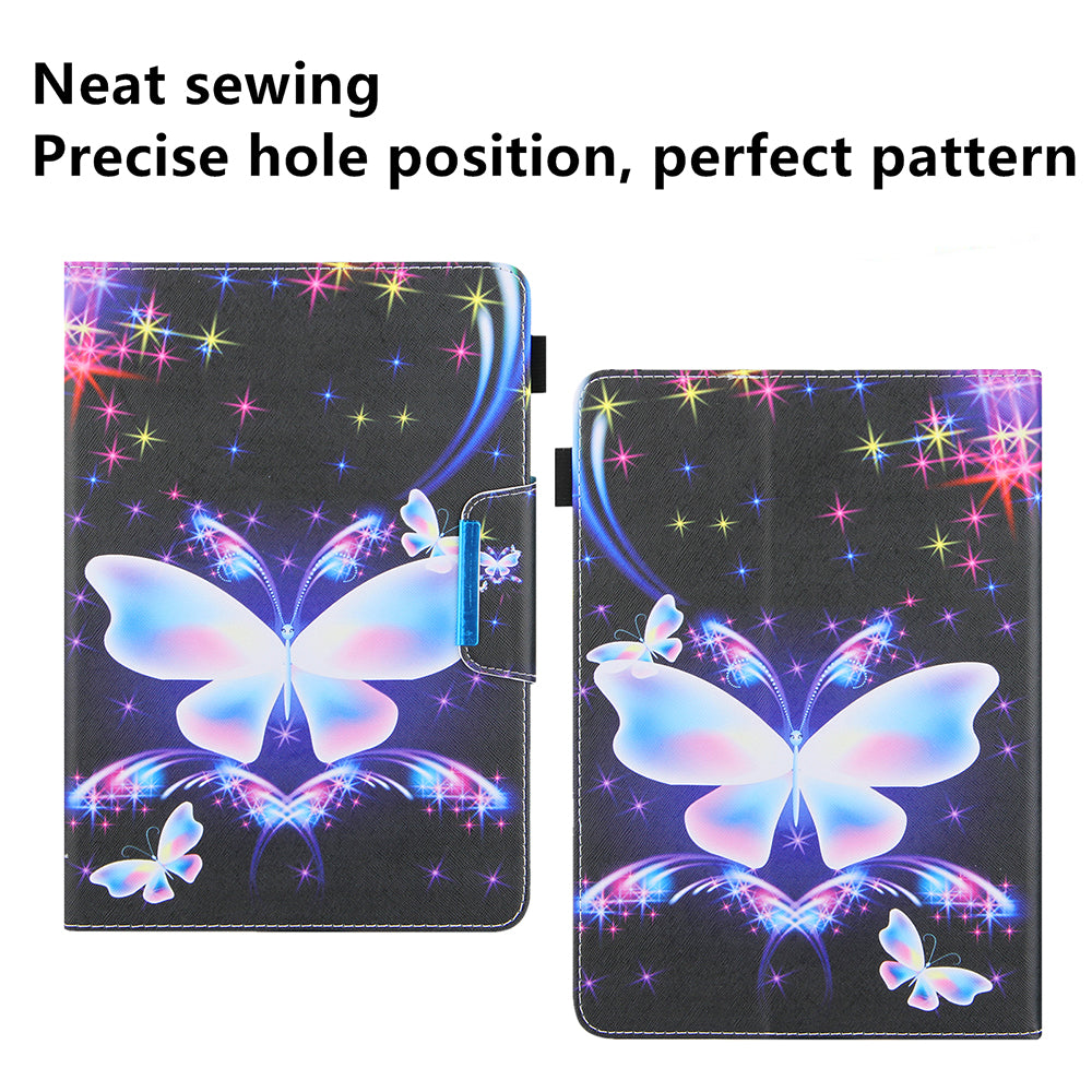 Pattern Printing Cross Texture Universal Leather Tablet Case for 7-inch Tablets