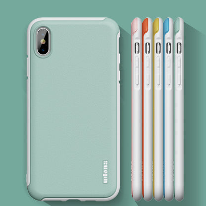 WLONS PC+TPU Combo Phone Case Macaron Series Back Shell for iPhone XS Max 6.5 inch