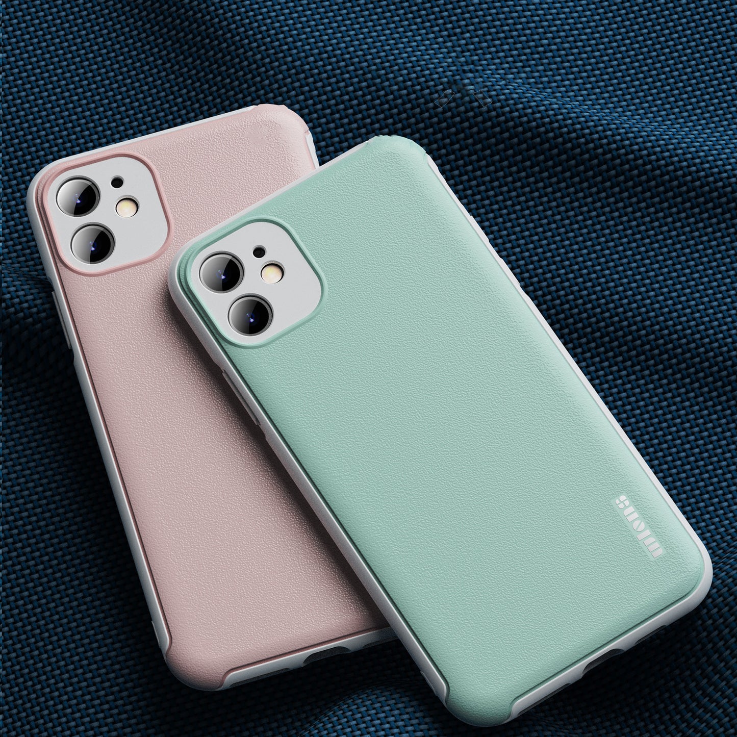 WLONS PC+TPU Hybrid Phone Case Macaron Series Protective Cover Back Shell for iPhone 11 6.1 inch