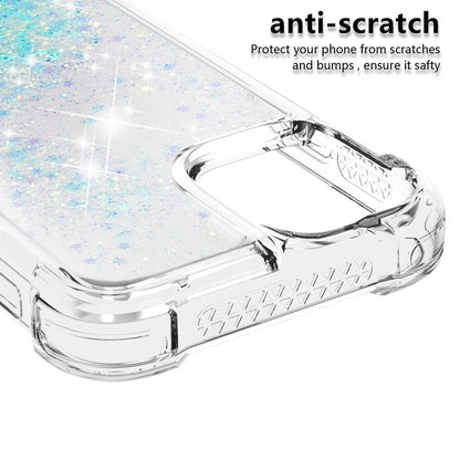 Drop-proof Glitter Sequins Moving Quicksand TPU Phone Case for iPhone 13 mini 5.4 inch