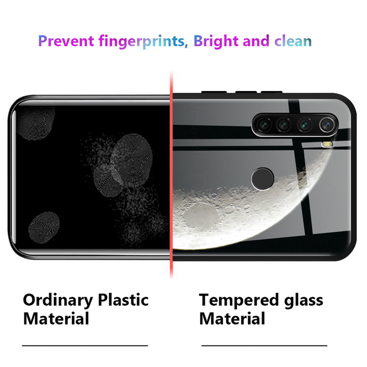 Scratch-proof Pattern Printing Glass + TPU Combo Hybrid Cover for iPhone 13 Pro Max 6.7 inch
